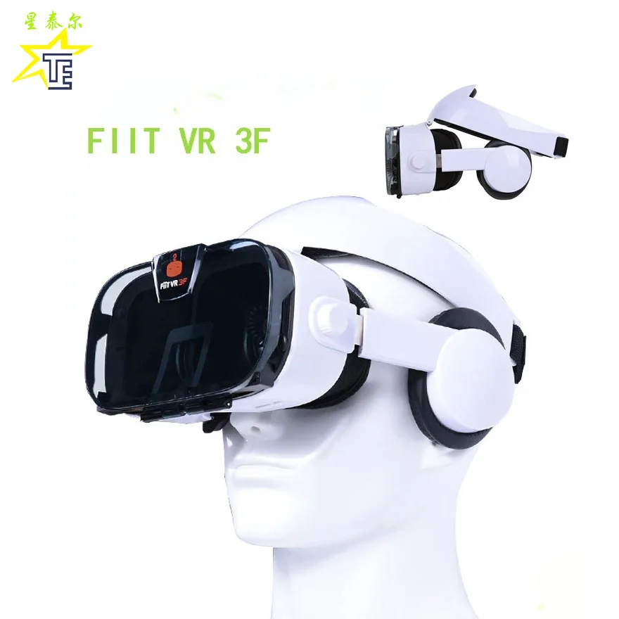

FIIT VR 3F 3D очки Мобильный телефон Очки виртуальной реальности VR Очки виртуальной реальности на головке 3D Шлемы-гарнитуры версия для 4-6,4 дюймов...