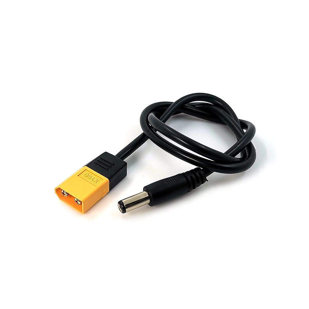 22AWG 45 см XT60 Штекерный пулевой разъем к штекеру DC DC5525 кабель питания 5 5x2 мм адаптер