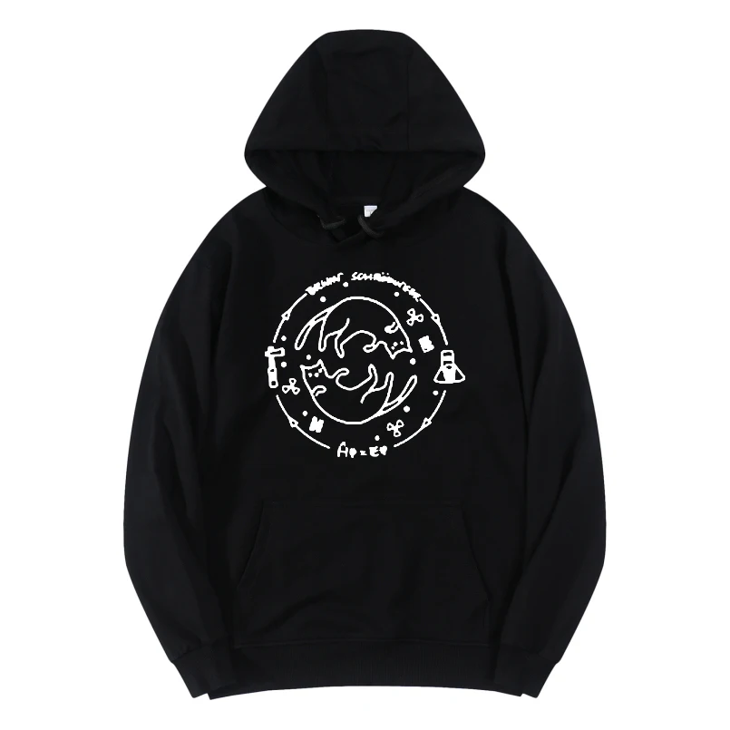 

Физика скунджеры кошка мужская толстовка с капюшоном в стиле «хип-хоп» графическая свободная уличная одежда Новинка саркастическая крутая...