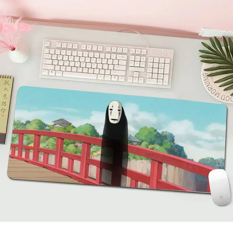 

Totoro Spirited Away Ghibli Miyazaki Non-skid fashion Fabric Mouse Pad Table Mats Office Carpet Desk Pad Mouse Mat keyboard pad