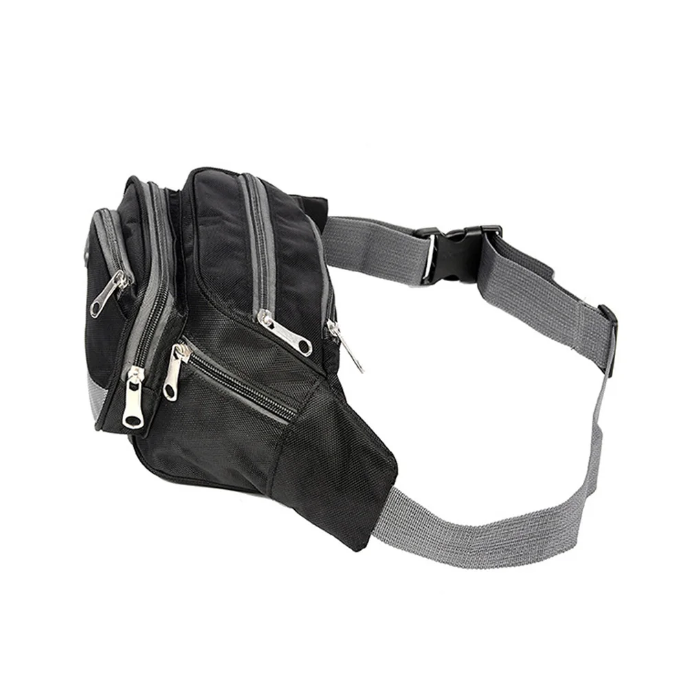

Women Men Outdoor Sports Camping Hiking Traveling Casual Storage Pockets Street Zipper Adjustable Strap Wallet Waist Pack