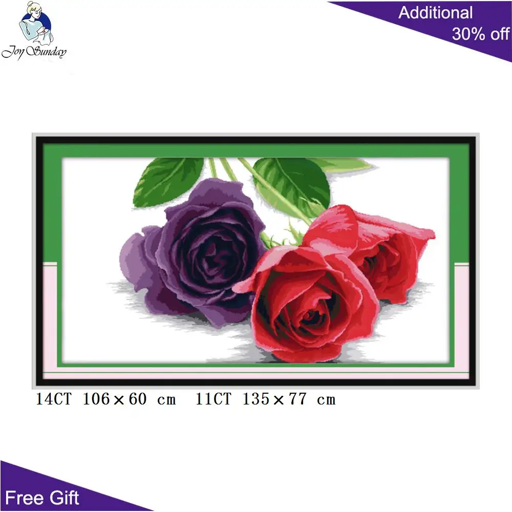 Набор для вышивки крестиком Joy Sunday H131 H232|cross stitch kits|counted cross kits14ct kits |