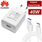 Быстрое зарядное устройство HUAWEI для Mate 9 10 Pro P10 Plus, быстрое дорожное настенное зарядное устройство с суперзарядкой, 3,0 в, 5 А5 В, 1,5 а, кабель USB Type-C, 1 м, м