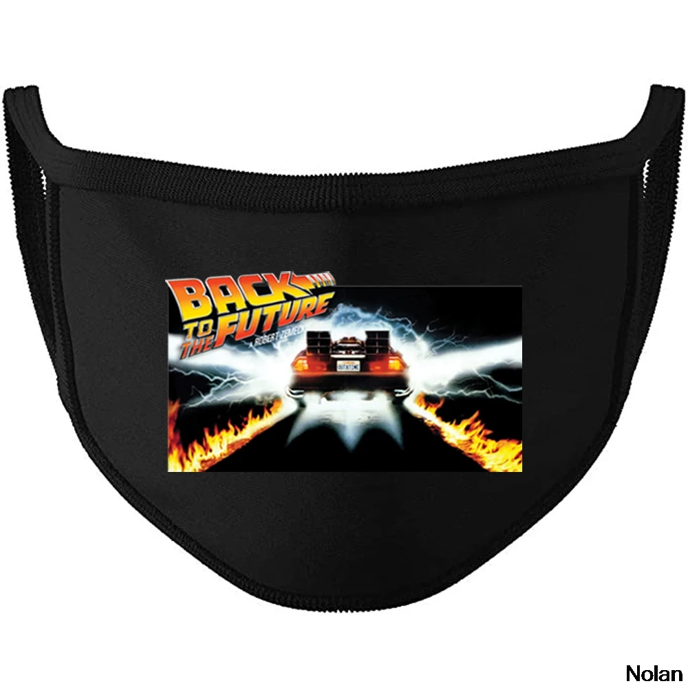 

Модные моющиеся пылезащитные маски Back To The Future со ртом для лица, респиратор, маски для рта, многоразовые маски, банданы, маски