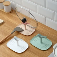 household multi function pot cover rack spatula rack spoon storage rack mat holder kitchen appliance holders support