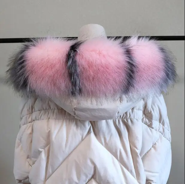 

Autumn winter women's good quality faux Raccoon fox fur collar faux collar muffler scarf hooded fur collar vigoreux cap R1929
