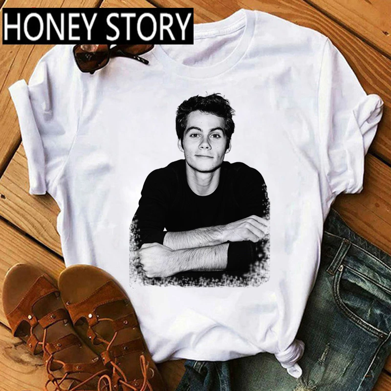 

Women Stilinski 24 Lahey McCall Graphic Tees Kawaii Movie Teen Wolf T Shirt Summer Tops Cartoon Unisex Fashion T-shirt Female