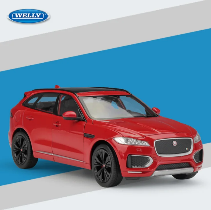 Высокое моделирование WELLY 1:24 классическая литье под давлением F-Pace внедорожник