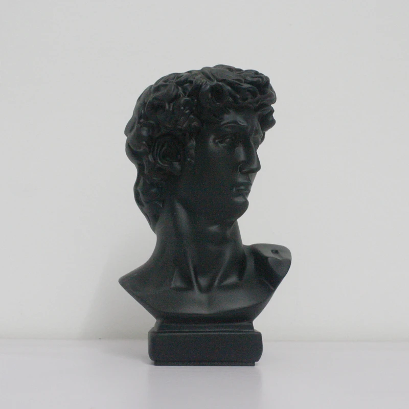 

Modern Nordic Style Creative Portrait Vase Decoration Ornaments David Dressing Table Storage Bucket Home Decoration Accessories