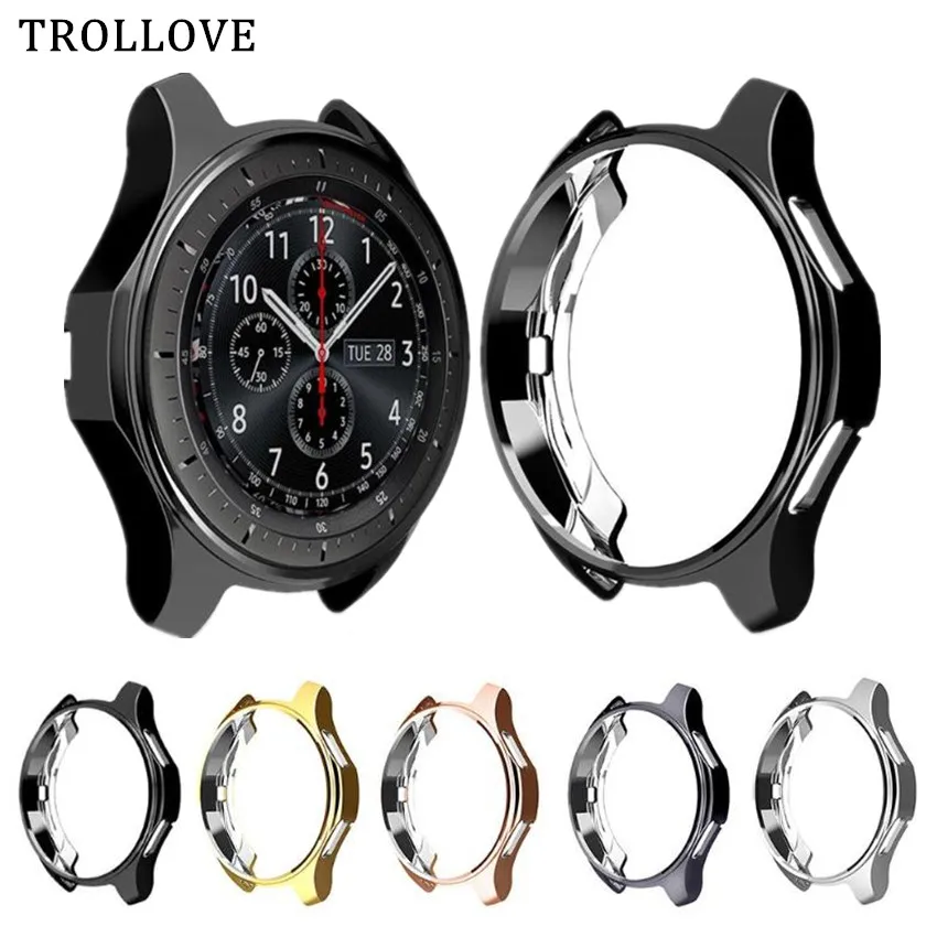 Чехол для Gear S3 Frontier Samsung Galaxy Watch 46 мм 42 ремешок с покрытием из мягкого ТПУ