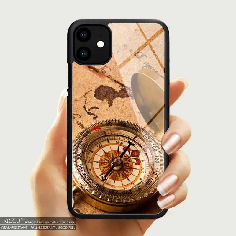 

Travel Around World Map Phone Case Rubber for iPhone 12 11Pro Max XS 6 6s 8 7 Plus X SE 2020 XR 12Mini Covers