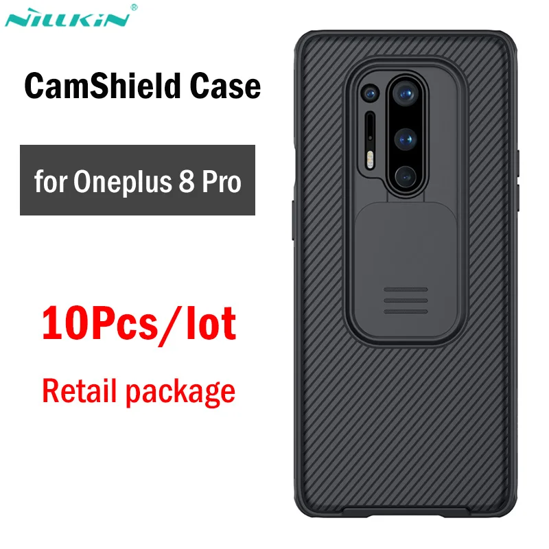 

10 шт./лот, чехол Nillkin CamShield Pro для Oneplus 8 Pro, чехол, защита объектива камеры, оптовая продажа, чехол для телефона