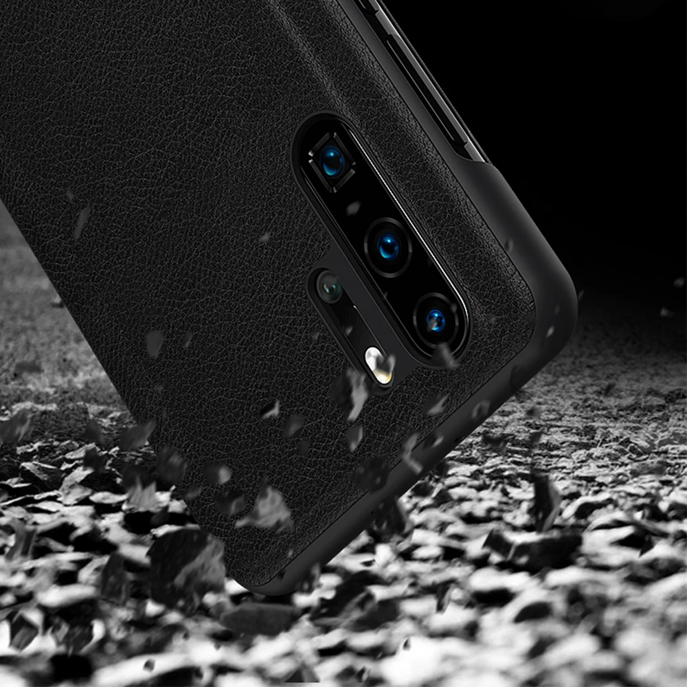 Прозрачный зеркальный откидной кожаный чехол для Huawei honor 8x mate20 P20 P30 lite nova 3 3e y6 2018