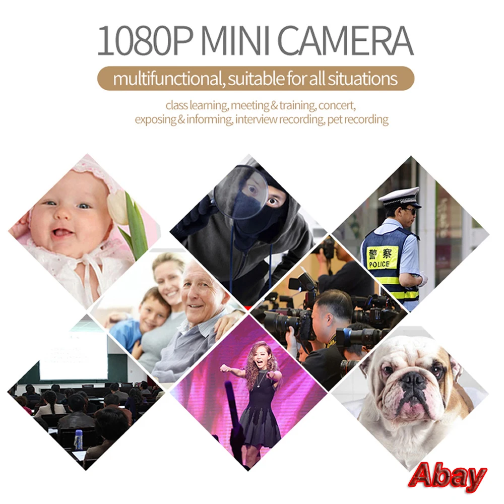 Mini Cam WIFI Camera SQ11 FULL HD 1080P Night Vision Waterproof Shell CMOS Sensor Recorder Camcorder Motion DVR Micro Video | Электроника