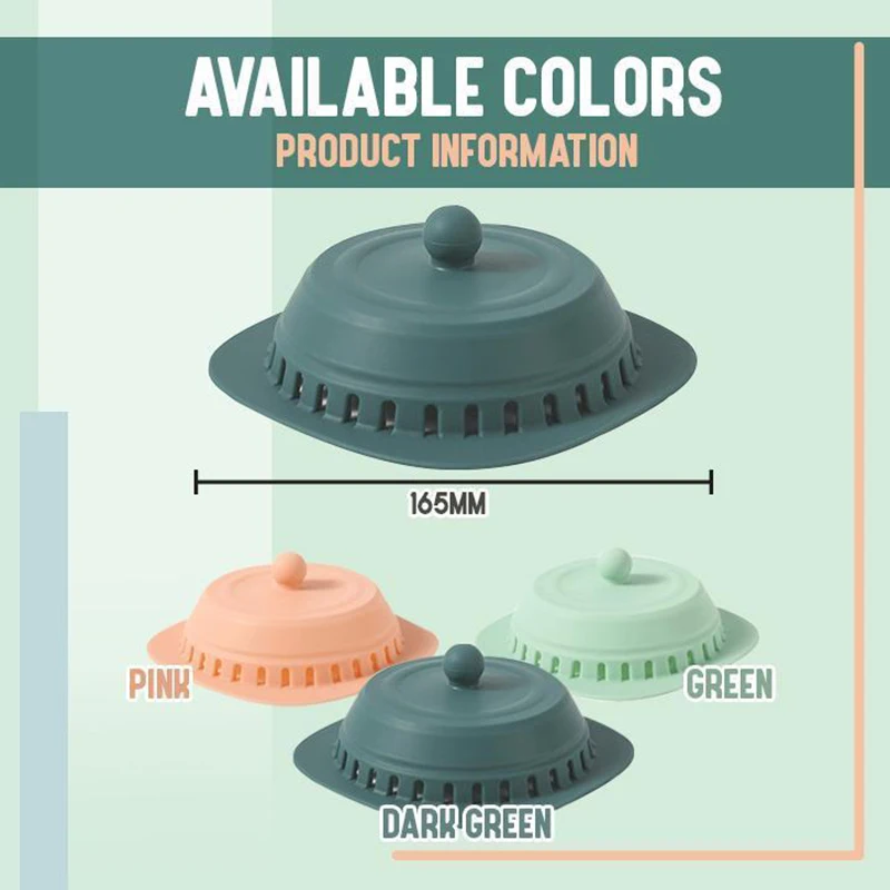 

Silicone Anti-Clogging Anti-smell Strainers Floor Drain Hair Stopper Bathtub Plug Bathroom Kitchen Basin Stopper A1