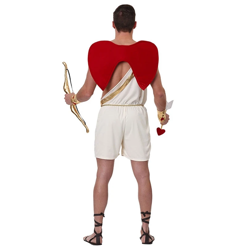 

Adult Men Cupid Costume Love God Fancy Dress Costume Anime Cosplay Kits New Design Movie Costume Halloween Wing Ornament