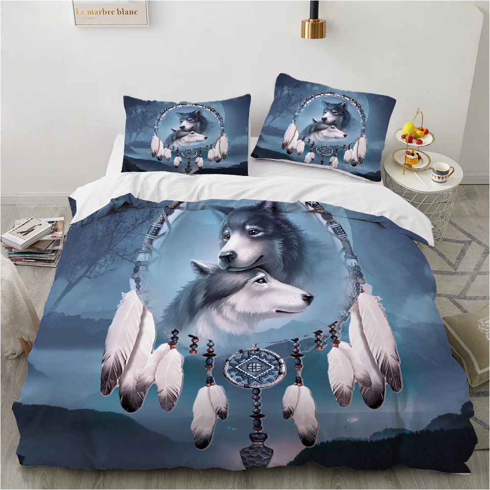 Комплект с пододеяльником наволочками постельного белья для очень больших и