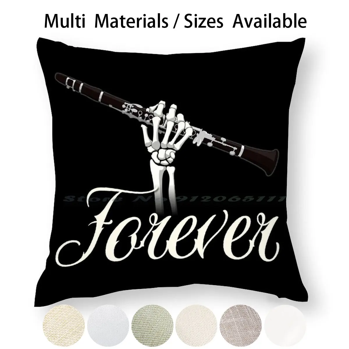 Наволочка для подушки Clarinet Forever наволочка из хлопка и льна походная группа