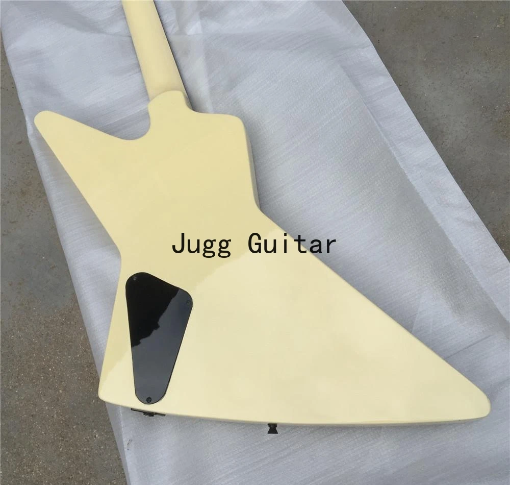 James Hetfield кремовый белый Explorer электрическая гитара EET подставка к Китай EMG пикапы