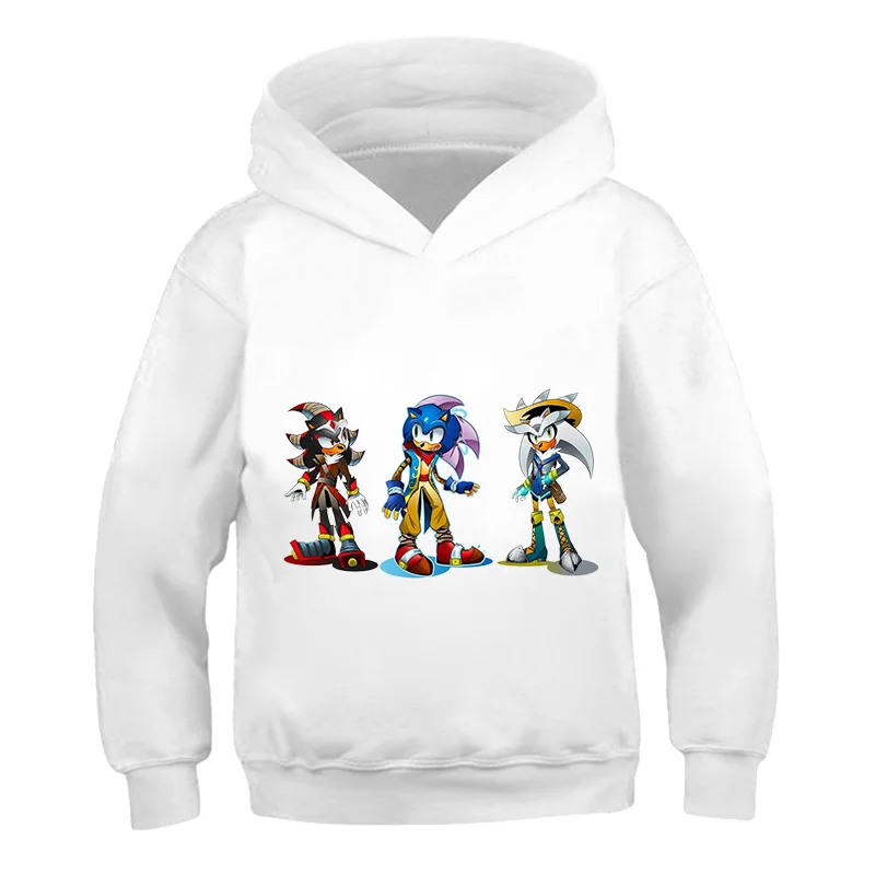 

The-Hedgehog 3D Printed Long Sleeve Hoodies for children 4-12 years old, 2021 spring and autumn cotton Pullover hooded