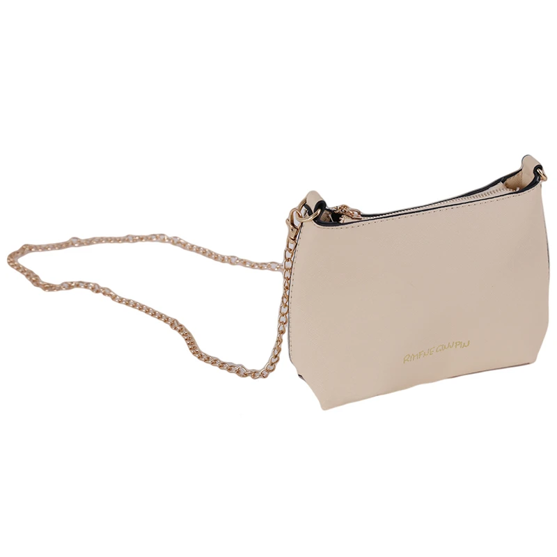 

Square Khaki Tassel Slot Casual White Shoulder Print Mini Bag Chain Women Pocket Zipper Bag Interior