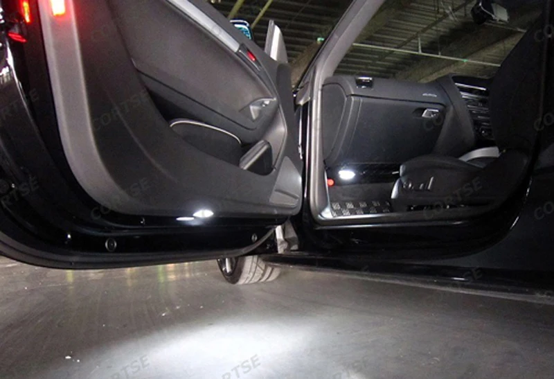Для Audi A8 S8 D3 D4 4 дверный седан 2004 2012 ультра яркий Smd светодиодный дверной