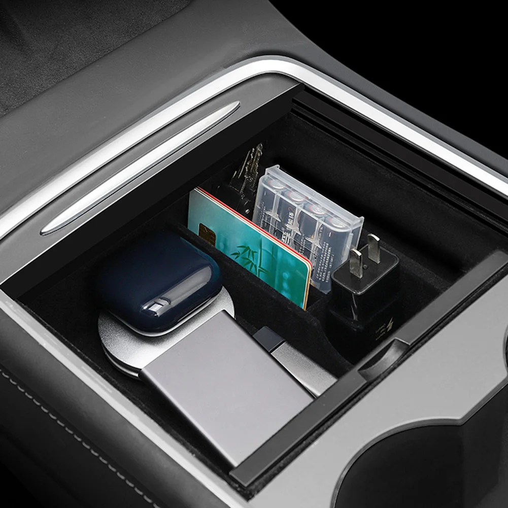 

Console Sundries Organizer Tray for Tesla Model 3 Y 2021 Automobiles Interior Accessories Armrest Storage Box