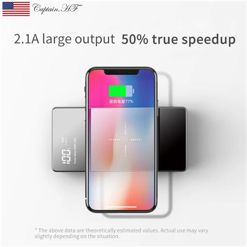 Аккумулятор Captain Power Bank 20000 mAh|Беспроводные зарядные устройства| |