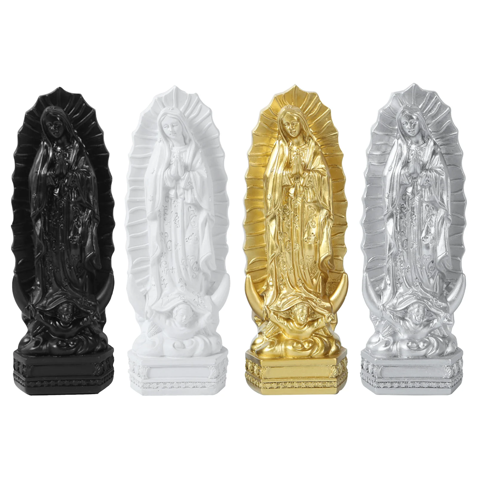 

Virgin Mary Statue Poseable Resin Figurine Home Decor Sculpture Religious Gift Home Decoration Ornaments For Mothers Day