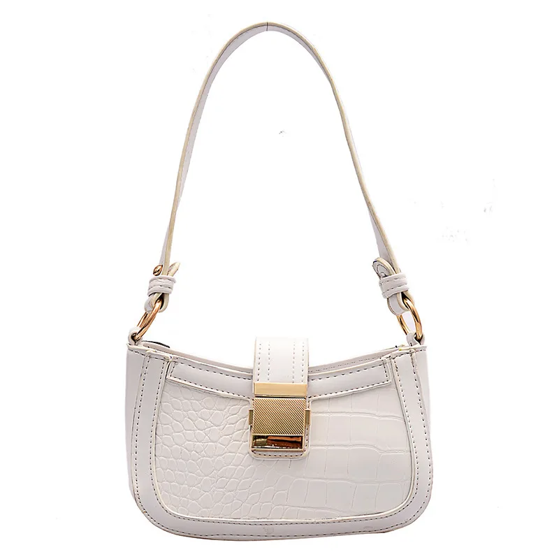 

2020 new Korean version of the stone pattern small square bag solid color retro small square treasure bag female bag