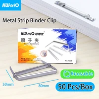 kw trio strip binder clip reusable binder folder diy paper induction planner binding clip notebook binding clamp office supplies