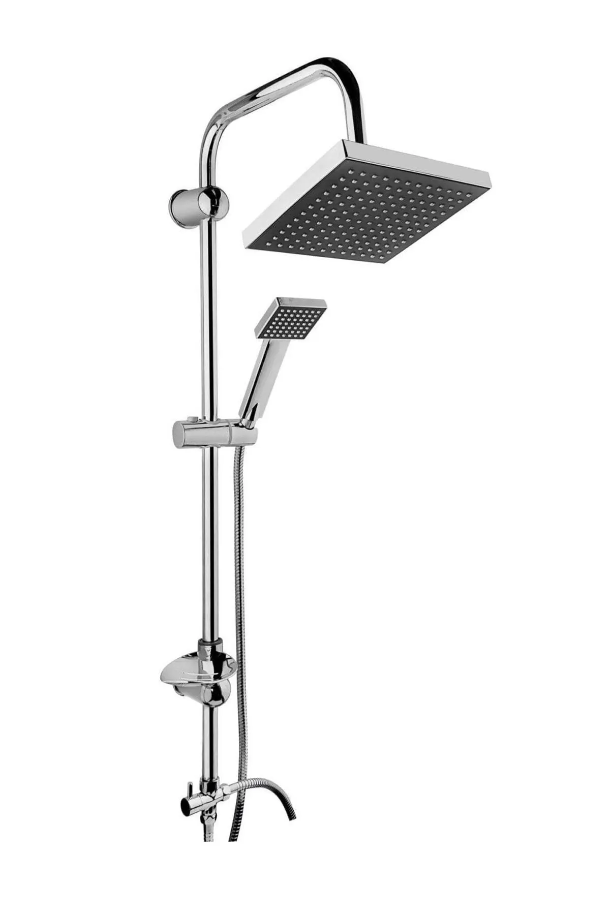 

Душевая система, многофункциональный душевой набор, 1 шт., Душевая система в форме дождя, хромированный душ