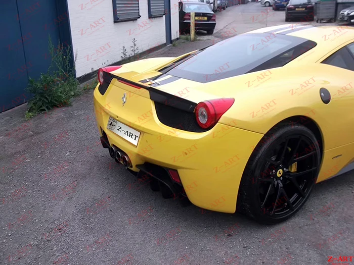 Z-ART полный комплект кузова из углеродного волокна для Ferrari 458 высокое качество углеродное волокно aerokit для Ferrari 458 углеродное волокно аэродинамический комплект