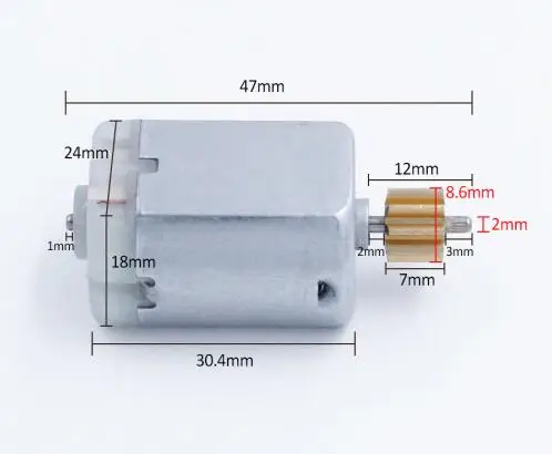 12 видов автомобильного привода 9T 10T 16T зубчатое колесо для зеркала заднего вида