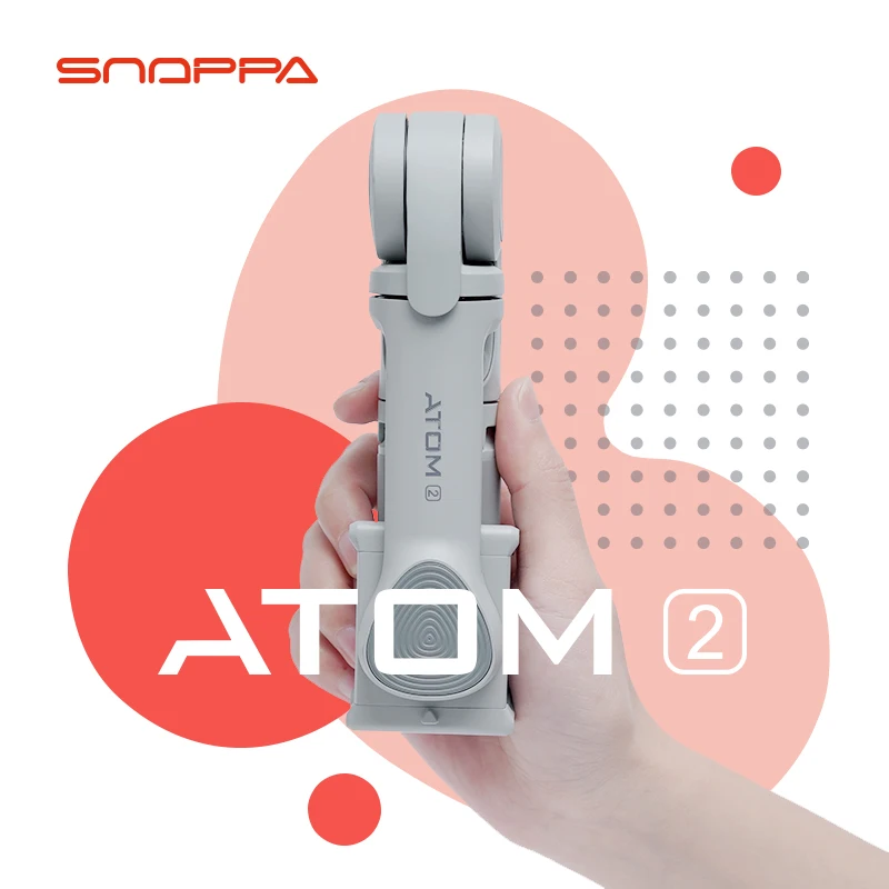 Фото Snoppa ATOM 2 3-осевой ручной стабилизатор для смартфона с сумкой для переноски для iPhone, Huawei, Samsung, Xiaomi, смартфона ATOM2 №4