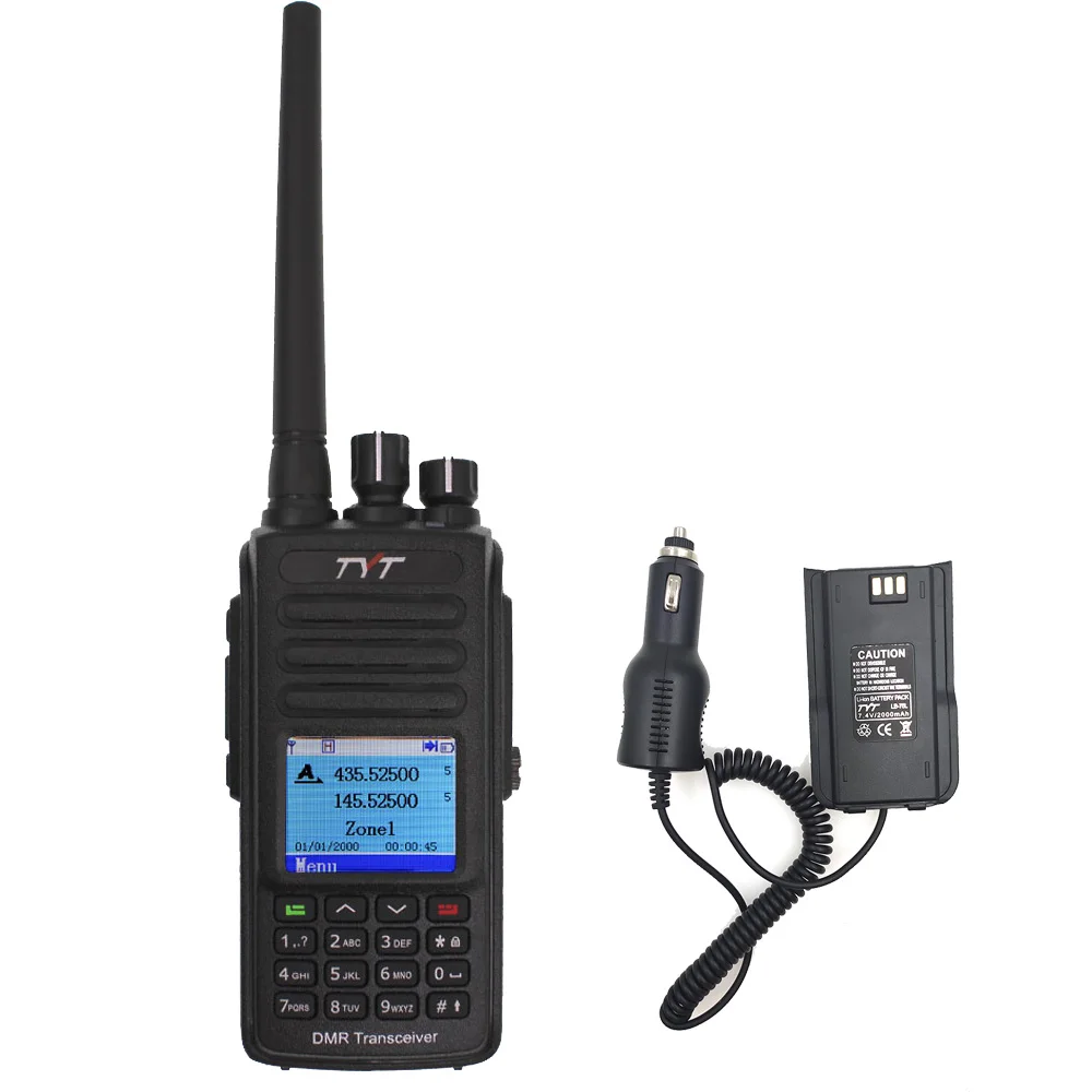 Add an eliminator TYT MD-UV390 DMR радиостанция 5 Вт 136-174 МГц и 400-480 МГц рация MD-390 IP67 Водонепроницаемый двойной раз Dlot цифровое радио - Цвет: Add an eliminator
