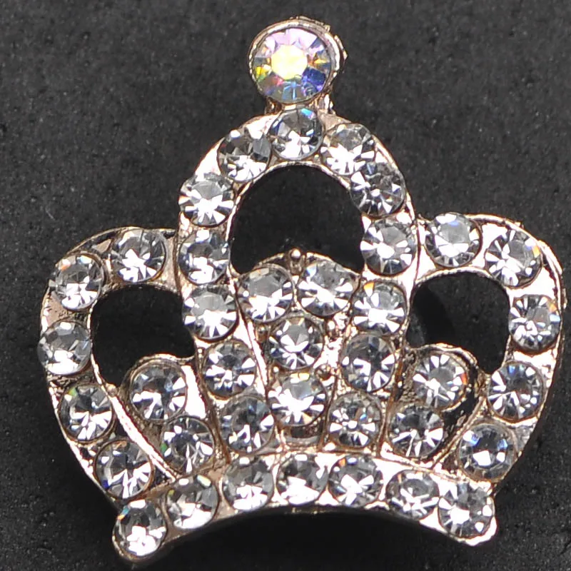 Crystal Crown Metal Charms Designer Croc Accessories Clog Shoe Button Decoration Lovely Little Bear Charm for Croc Shoes
