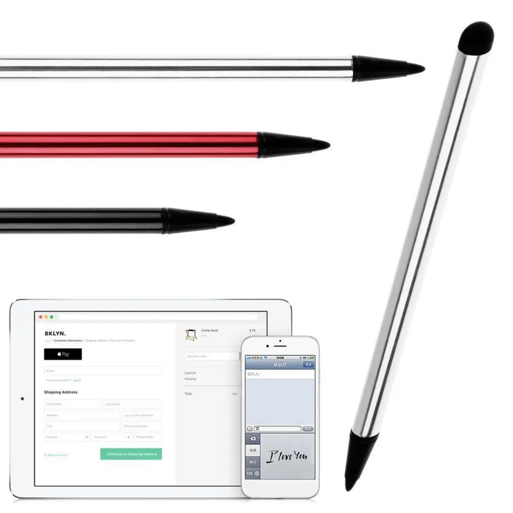 1PC 7.0 Touch Pen Dual-purpose Plastic Stylus Capacitive Screen Resistive Screen Pen Mobile Phone Universal Stylus Pen