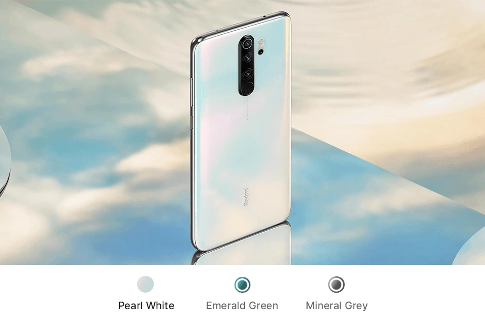 Redmi Note 8 Pro Xiaomi Глобальная версия 6 ГБ 64 ГБ / 128 ГБ Смартфон G90T Octa Core 6,53 ”64-мегапиксельная 4500 мАч NFC Мобильный телефон Android