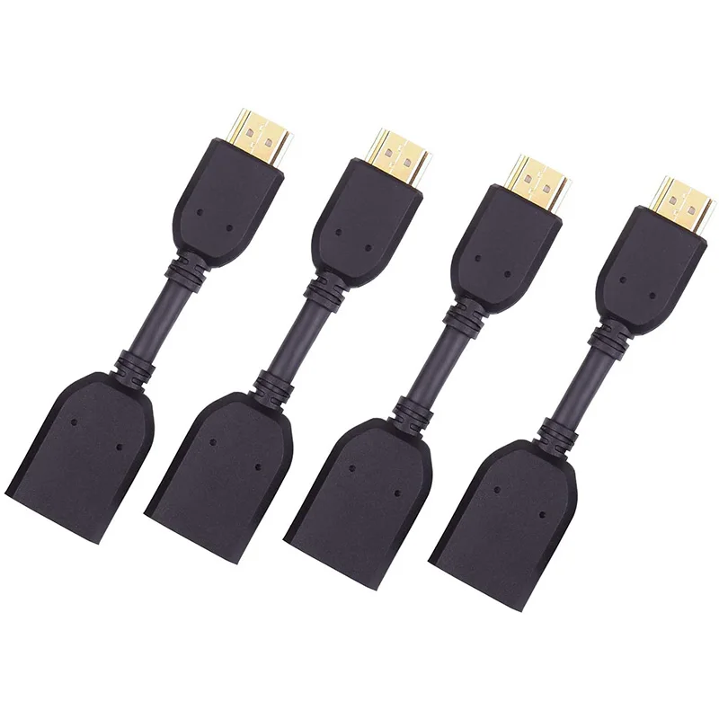 HDMI удлинитель 4 пакета позолоченный штекер к женскому Удлинительный кабель