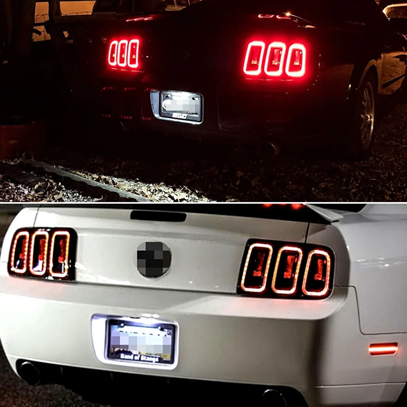 Белый светодиодный светильник номерного знака автомобиля для Ford Mustang Convertible GT Shelby