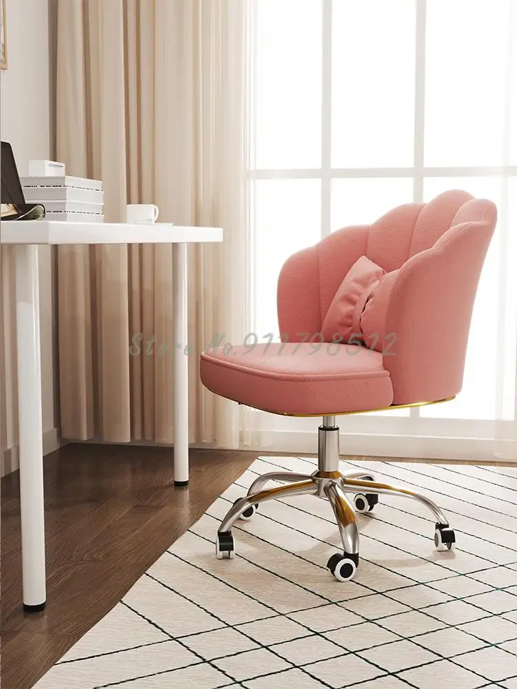 Компьютерное кресло девочек кабинет спальня колесный механизм вращающегося