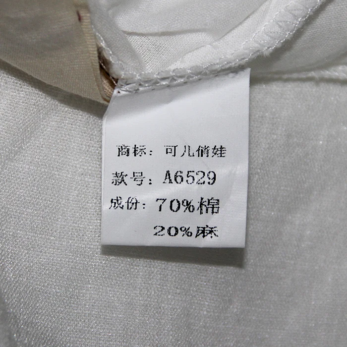 

Original women's dress 2020 summer printed cotton and linen big swing long dress retro short-sleeved loose plus size dress A6529