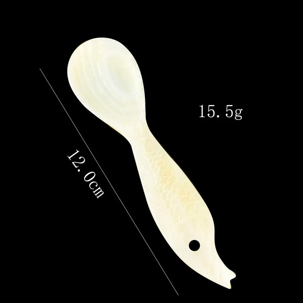 1 шт. натуральная белая перламутровая Икра ложка для икры яйца кофе Сервировочные