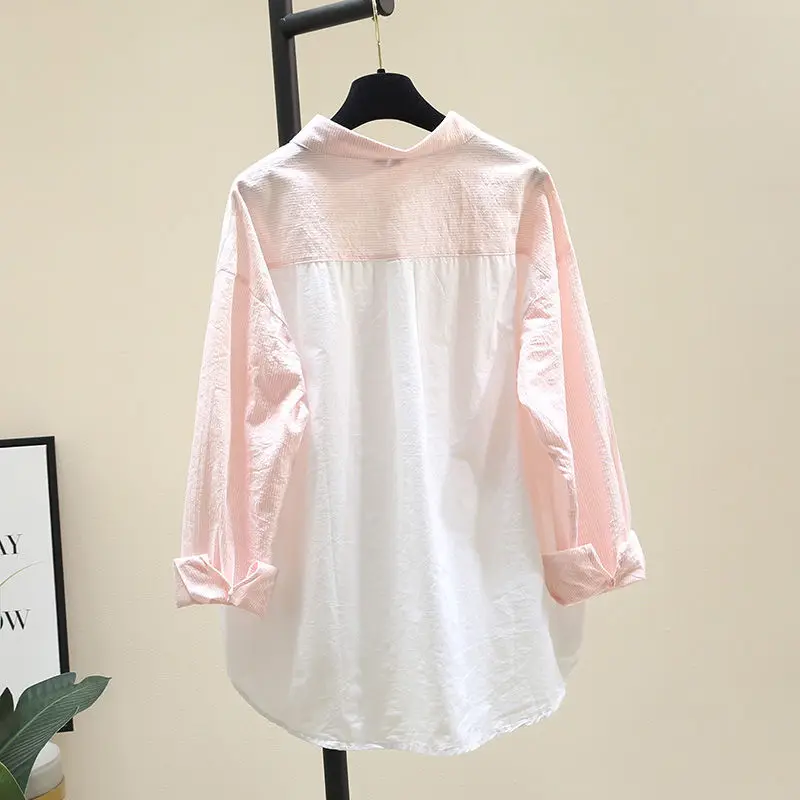 Хлопковая рубашка VANOVICH в стиле пэчворк с градиентом Новинка осени 2022