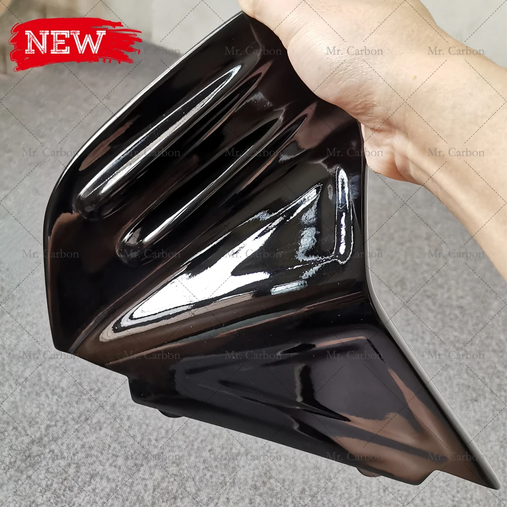 Для MINI COOPER R50 JCW Тип Черный спойлер из стекловолокна на крышу обрезанный Комплект