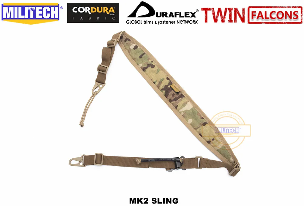 MILITECH TWINFALCONS TW 500D Cordura тактическая охотничья два 2 точек касания Slingster мягкий