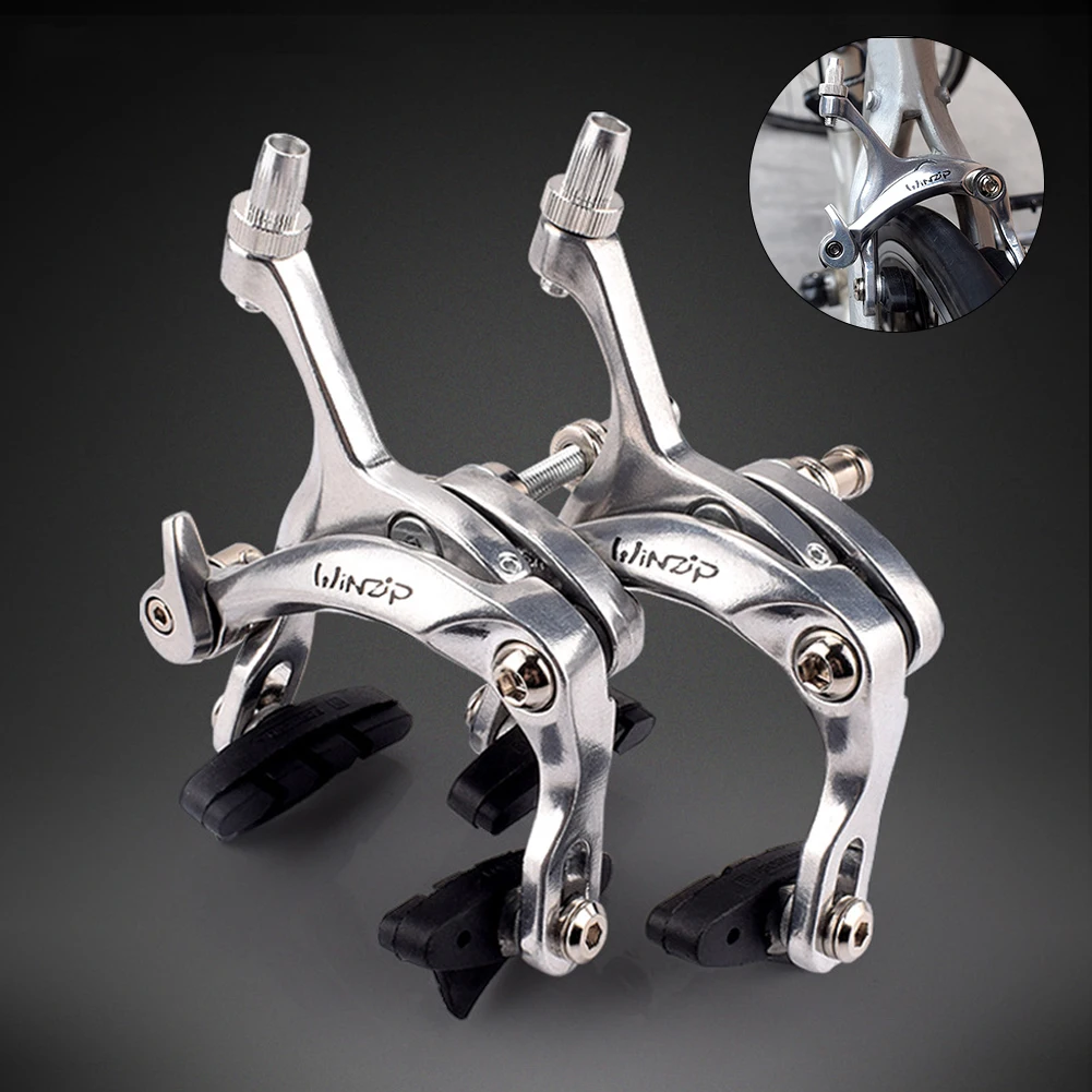 Long Arm Caliper Brake Dual Pivot Durable Modified Road Outdoor Sport Aluminium Alloy Bicycle Use U Type Clip Accessories | Спорт и