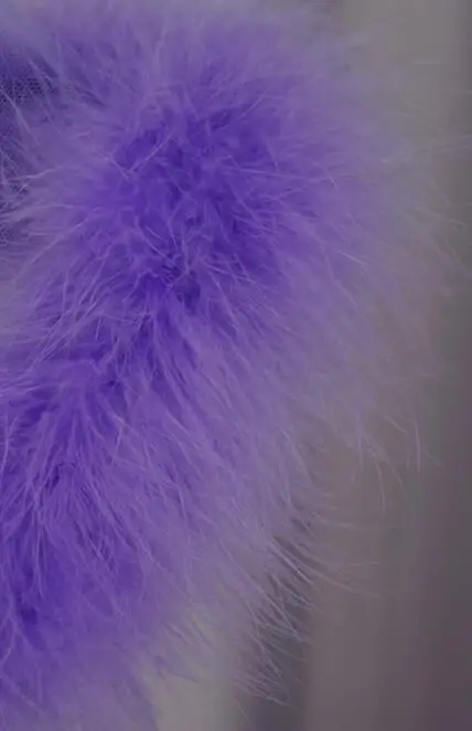 lavender Атласный халат с перьями длинный рукав длинный ночной халат маскарадное платье для танцев платье для выпускного вечера - Цвет: lavender