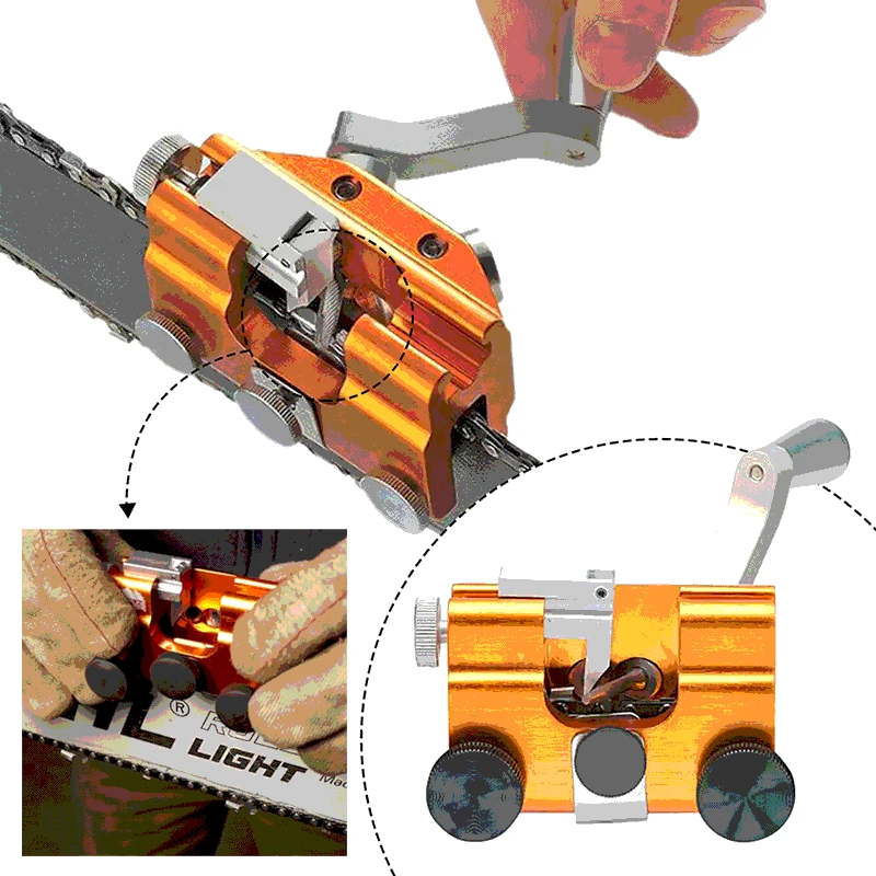 

Chain Saw Sharpener Jigs Sharpening Chain Tool Suitable For All Kinds Of Chain Saw And Electric Saws Portable Chainsaw Sharpener